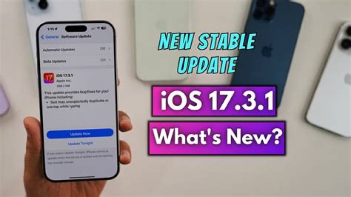 is ios 17.3.1 stable