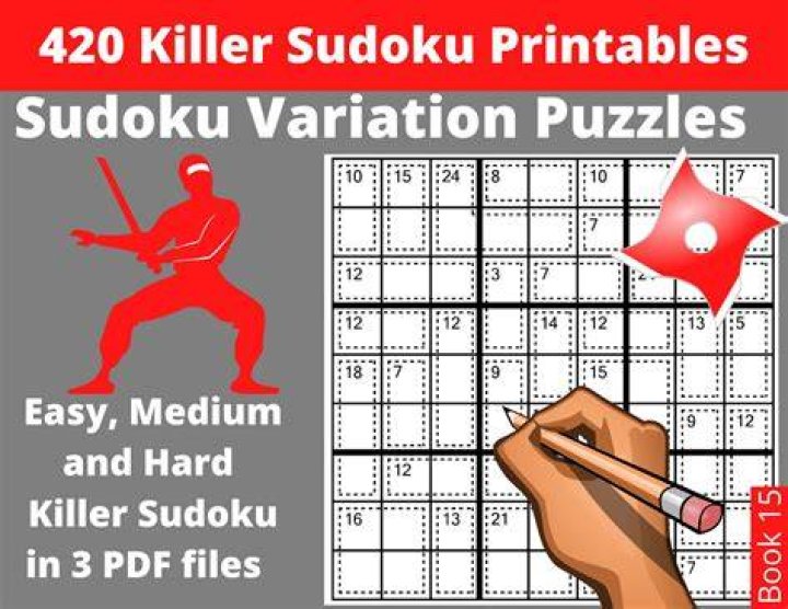 Killer Sudoku! - Sarah Pierce 1 Killer Sudoku!