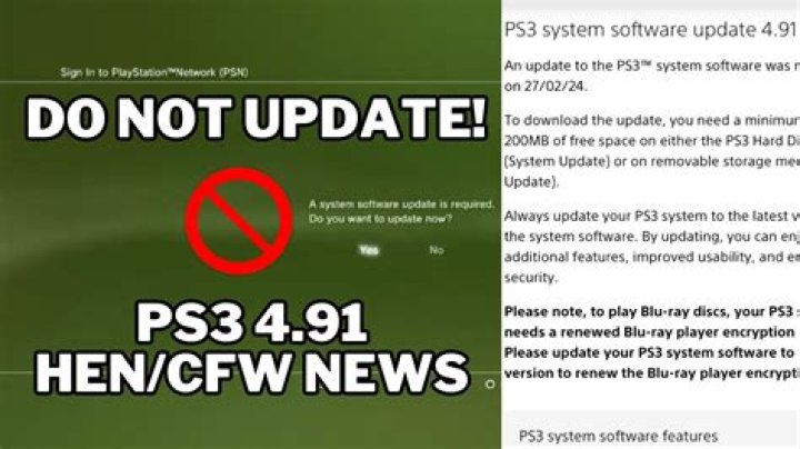 Latest PS3 firmware update bans consoles