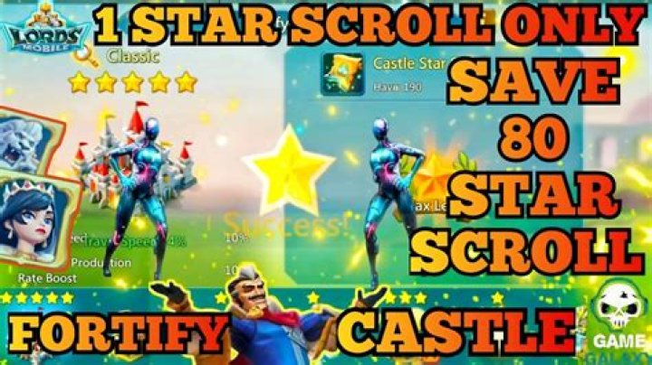 Lords Mobile Star Scroll Guide