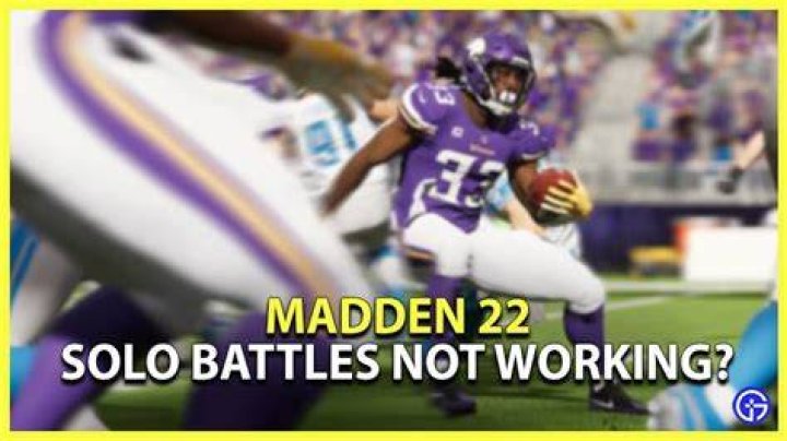 madden 22 solo battles not working