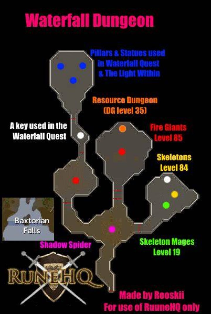 Map to a Waterfall QUEST