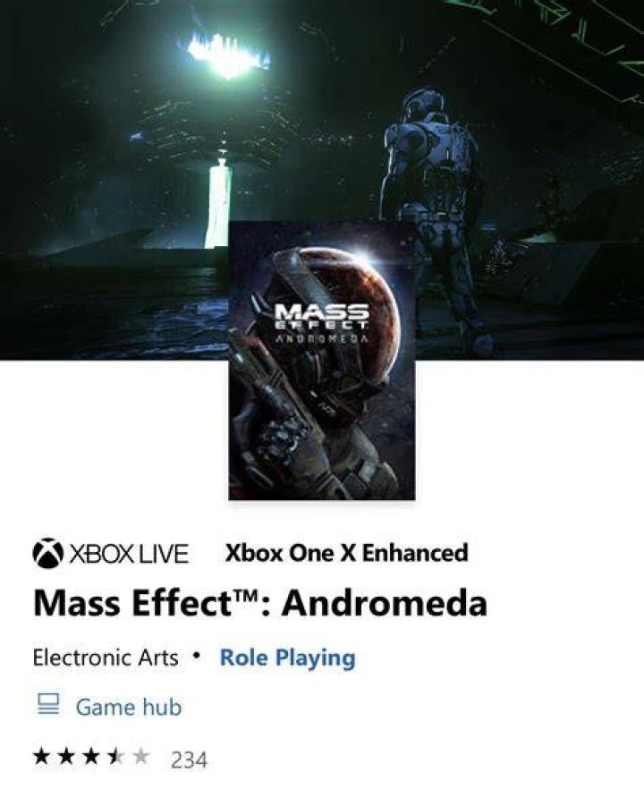 Mass Effect Andromeda is now Xbox One X enhanced