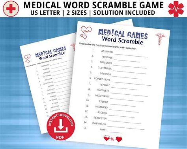 Med Term Scramble