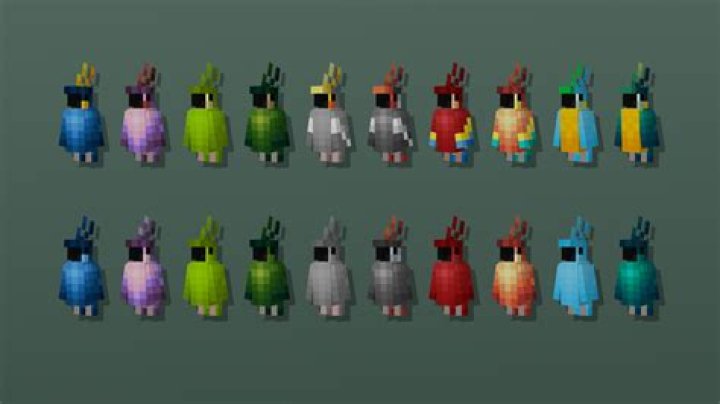 Minecraft breed parrots
