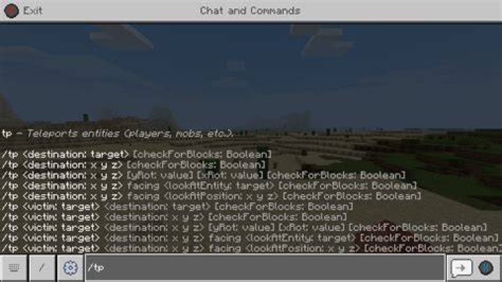 
Minecraft PE Cheat and Console Commands List