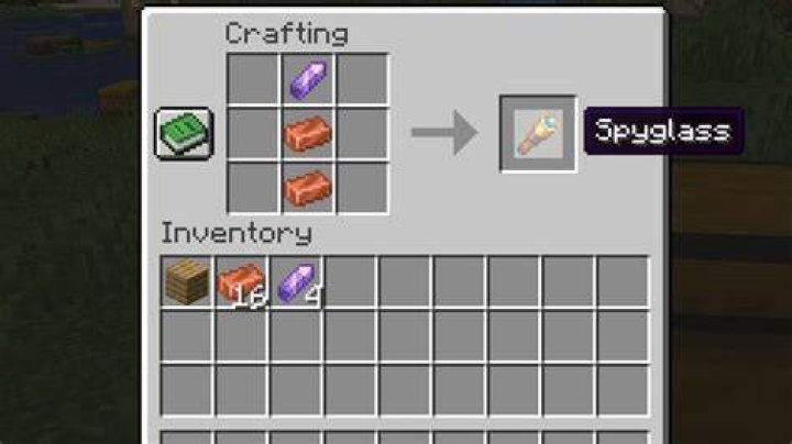 Minecraft Spyglass Recipe
