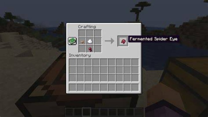 minecraft sugar fermented spider eye