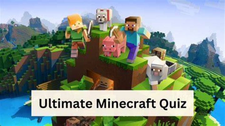 Minecraft Tool Quiz