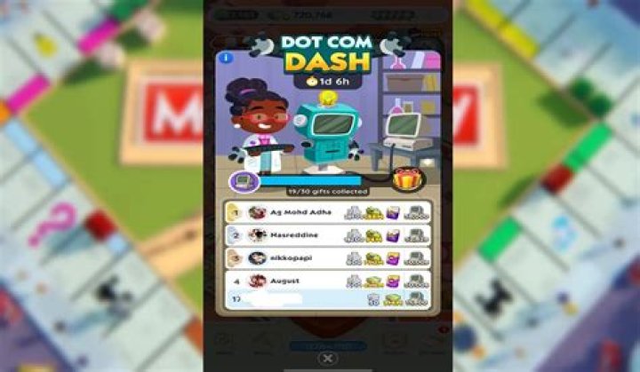 Monopoly GO All Dot Com Dash Rewards Updated