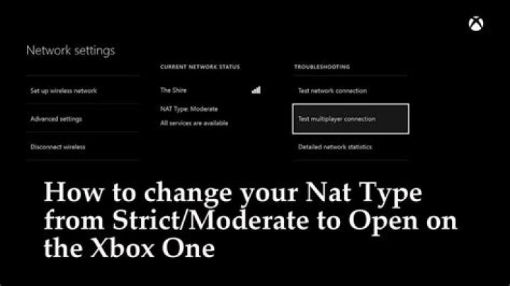 nat type on xbox one