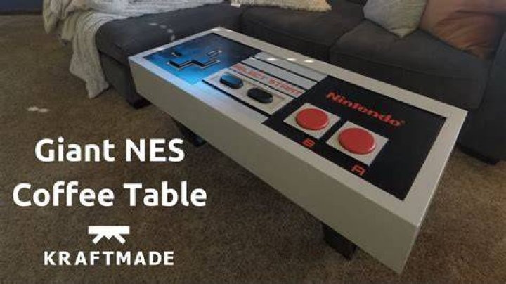 NES Controller Coffee Table is Also a Giant, Working Controller