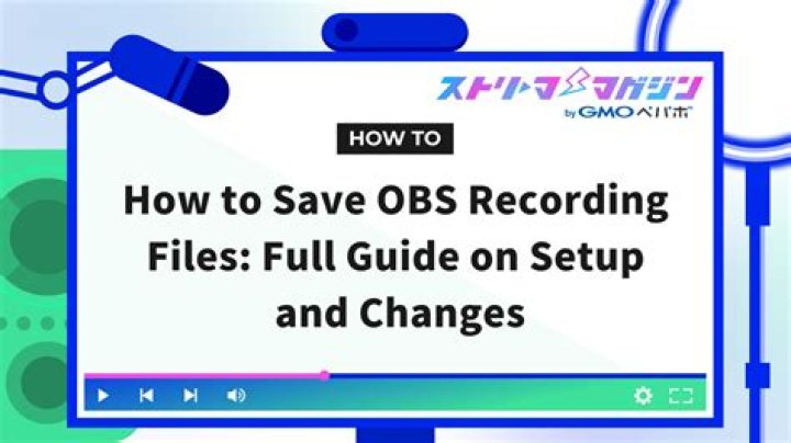 obs recording save