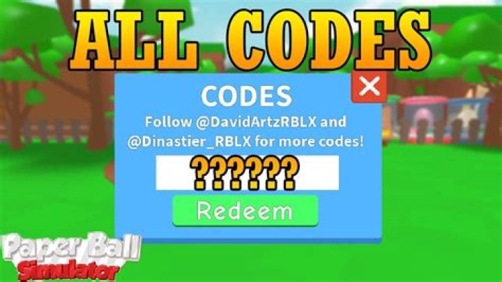 paper ball simulator codes
