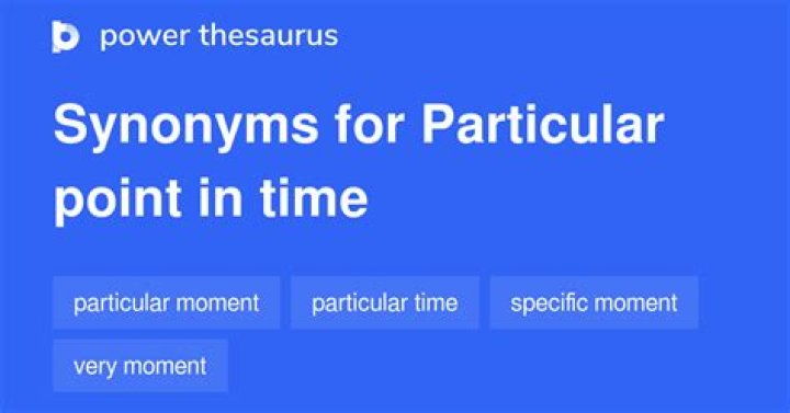 Particular point in time Crostic Answer