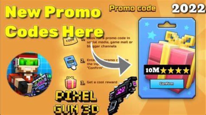Pixel Gun 3D Promo Codes (June 2022)