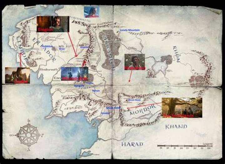 Places in Middle Earth