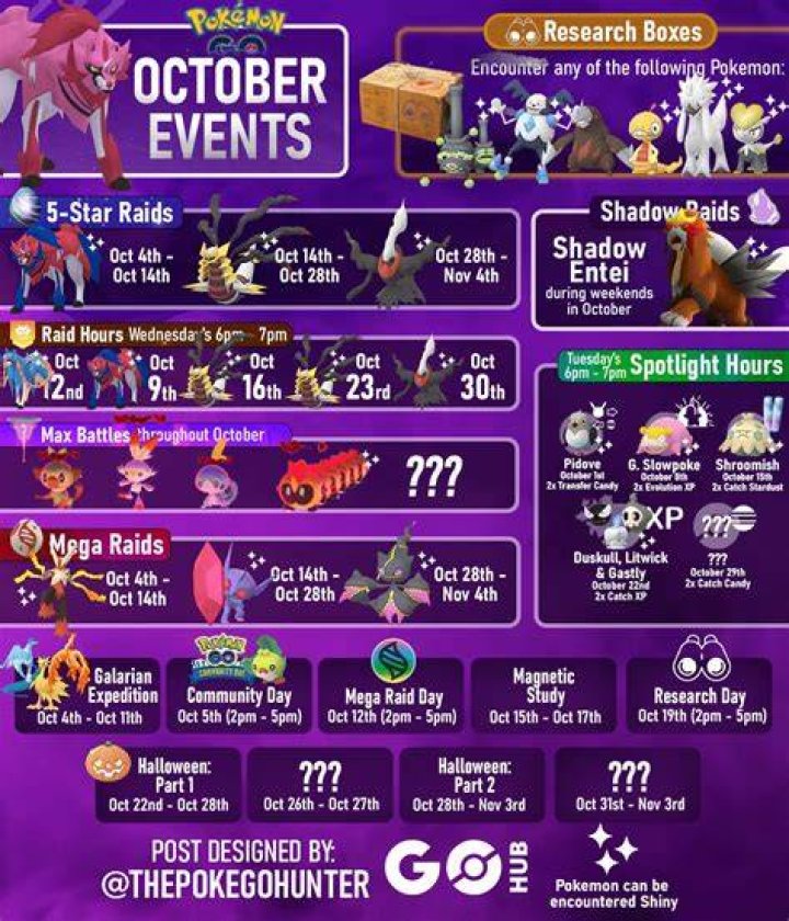 Pokemon Go October Guide - GameRevolution
