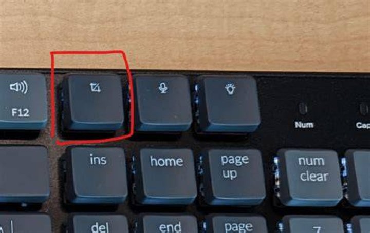Printscreen key on keyboard.