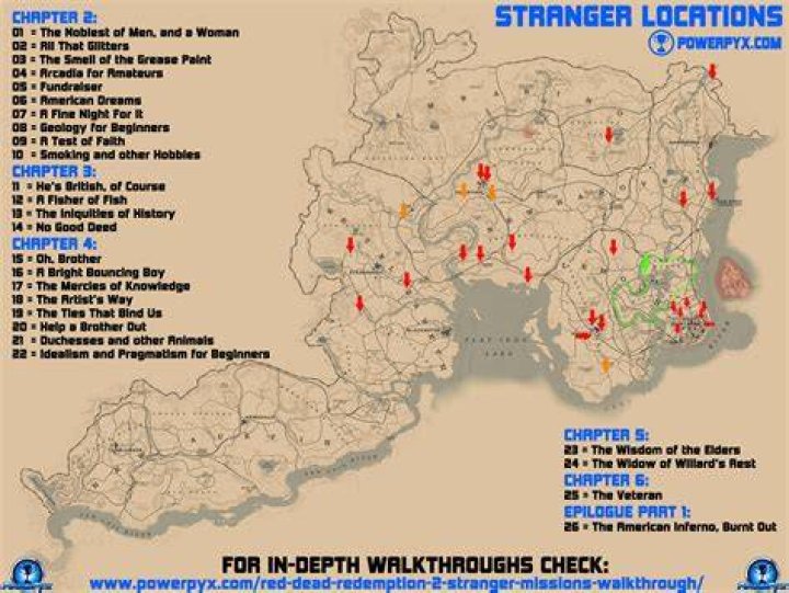 
Red Dead Redemption 2 Guide to Feature Maps, Missions, and Characters