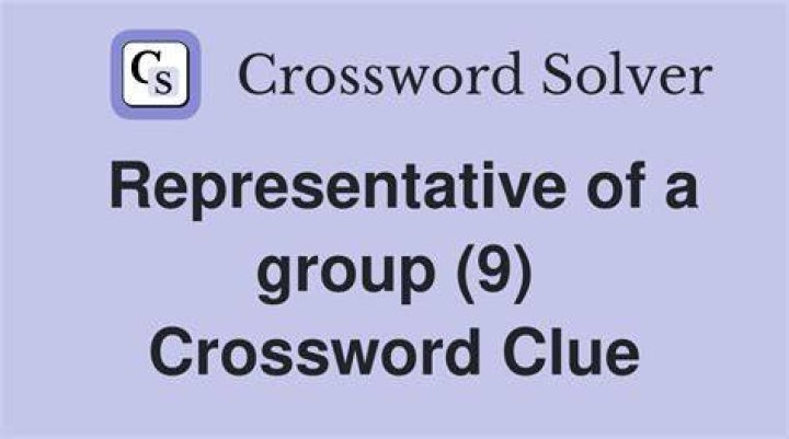 Representative group – Crossword clue help