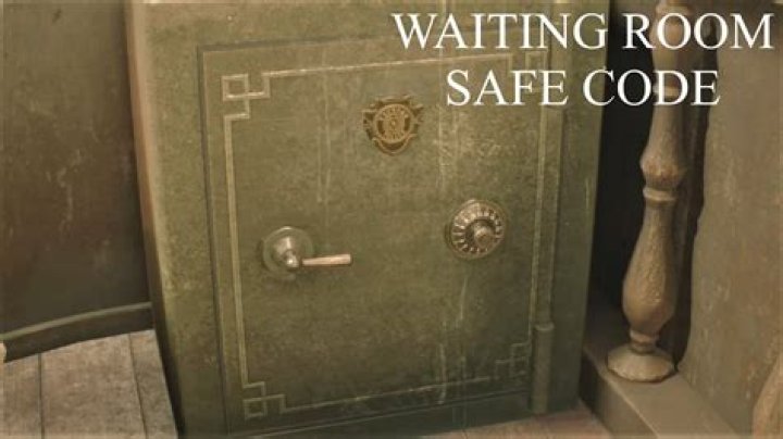Resident Evil 2 remake Waiting Room safe code