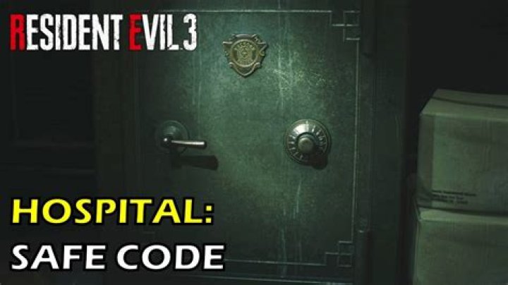 
Resident Evil 3 – Nurse’s Station Safe Code