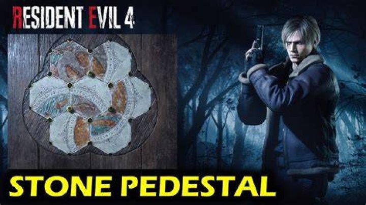 Resident Evil 4 Remake Stone Pedestal Puzzle Solution