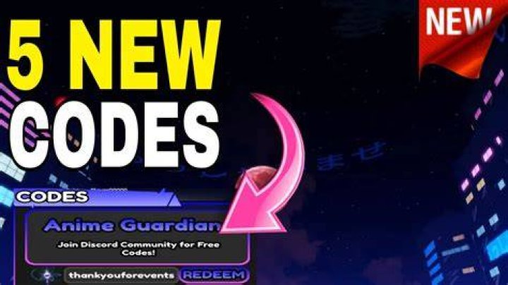 roblox anime guardian codes