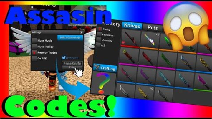Roblox Assassin! Codes