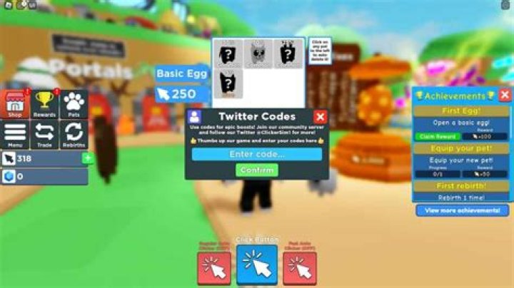 Roblox Clicker Simulator Codes