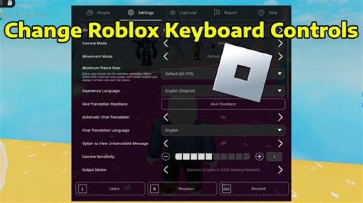 Roblox Keybinds & Keyboard Controls