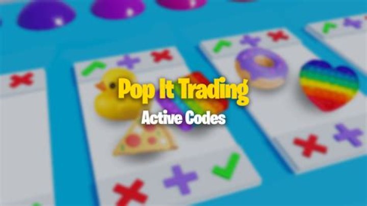 roblox Pop It Trading Codes