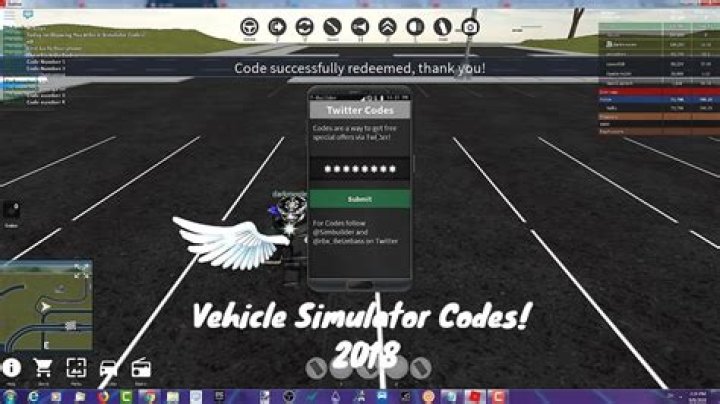 Roblox Vehicle Simulator Codes