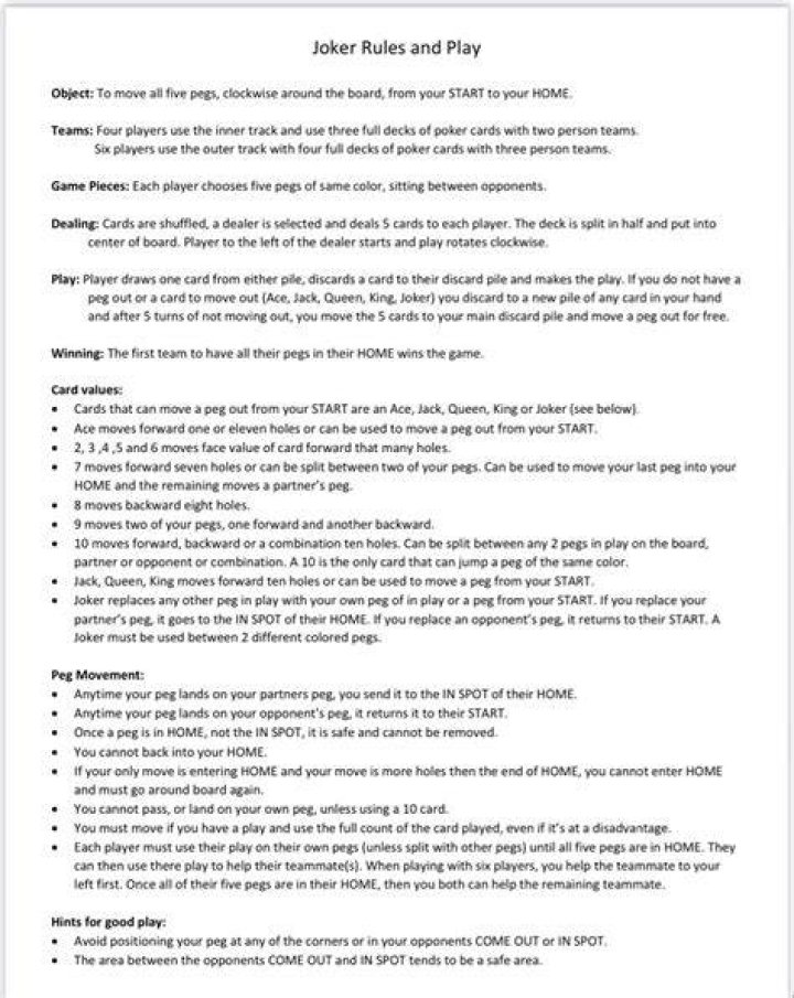 Rules And Gameplay
