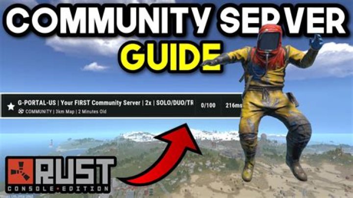 Rust Console Edition How To Host A Private Server
