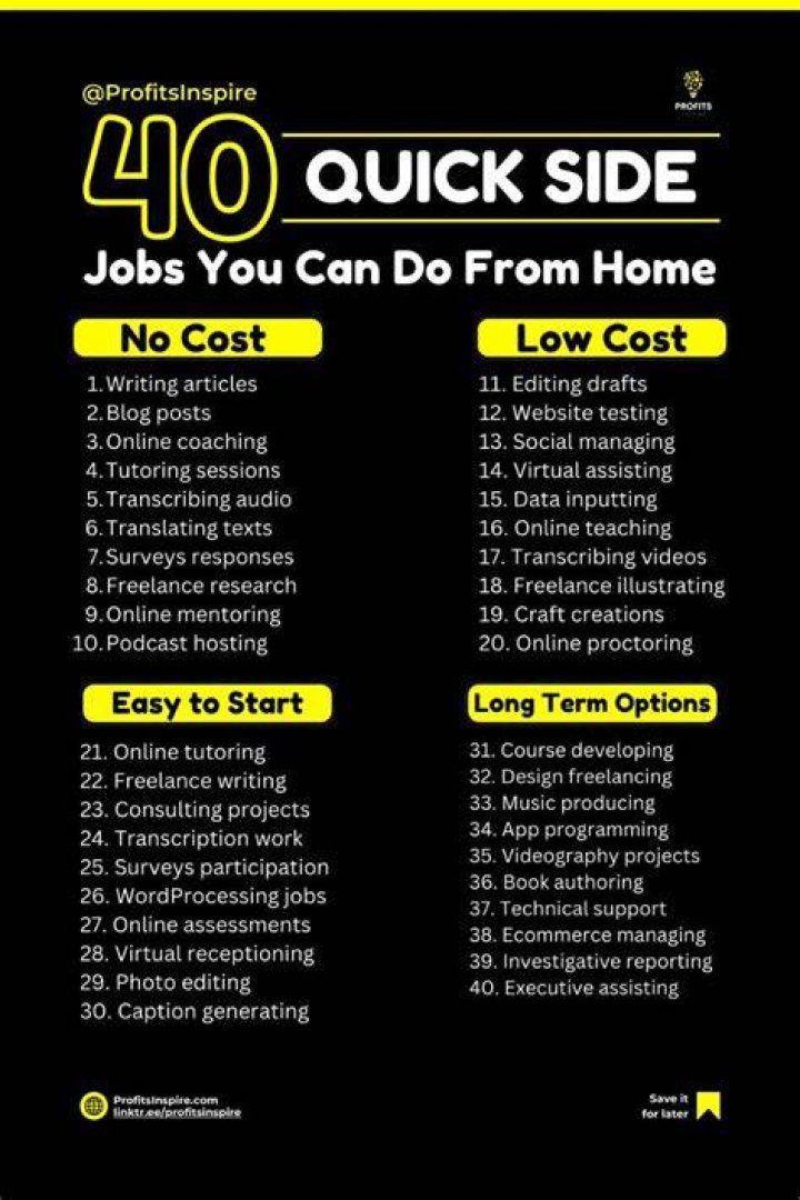 Side Jobs