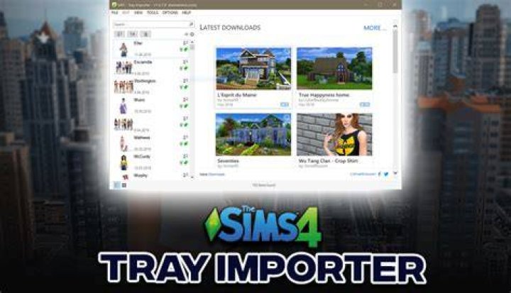 Sims 4 Tray Importer