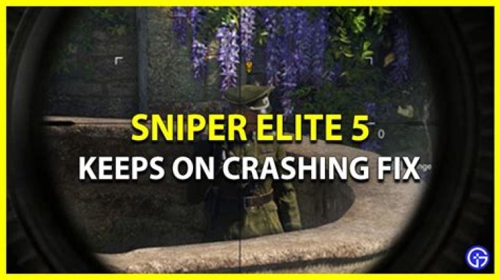 sniper elite 5 crashing issue 