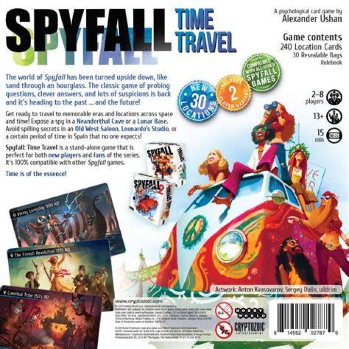 Spyfall Board Game Info image