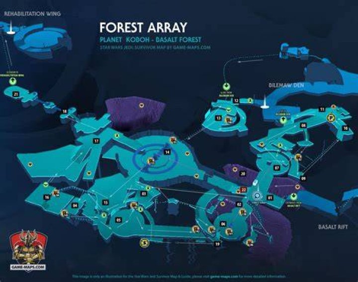 Star Wars Forest Array Relics Locations Guide