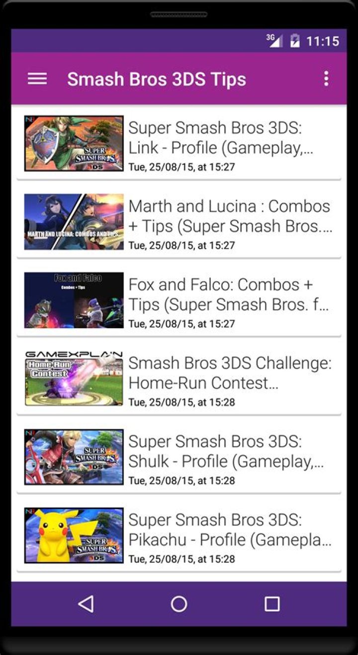 Super Smash Bros. (3DS) Hints and Tips