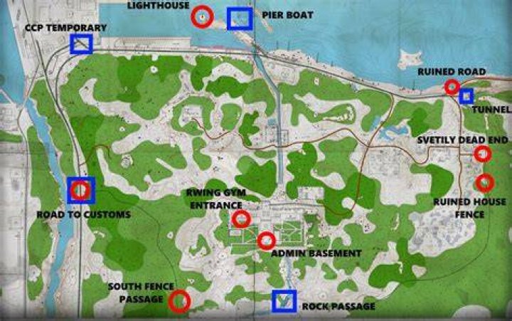 Tarkov Shoreline Extraction Points West