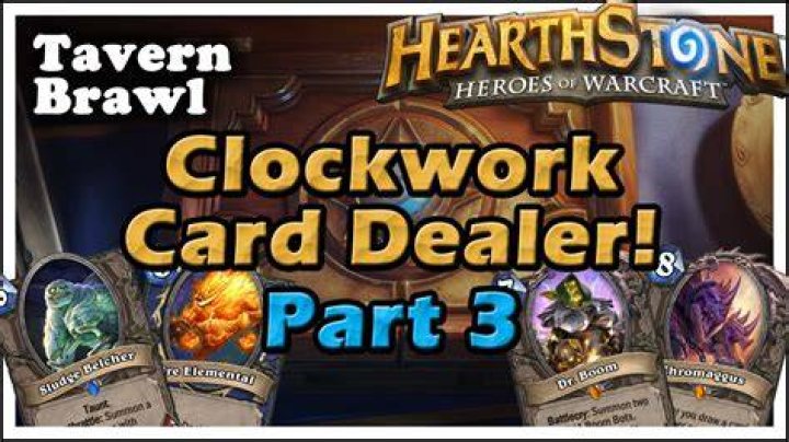 Tavern Brawl Clockwork Card Dealer – Standard Deck Lists