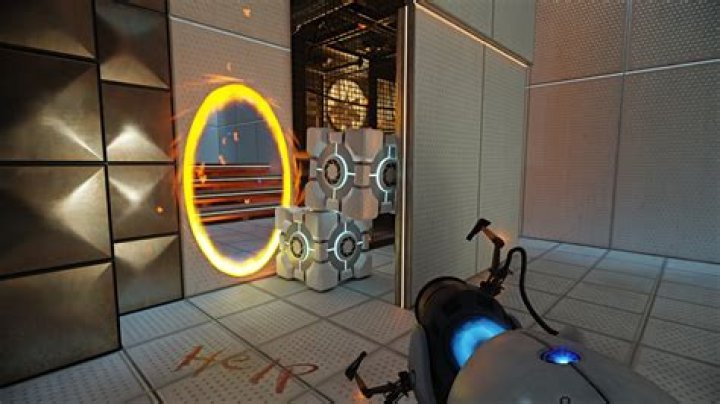 The Cube next floor portal colors