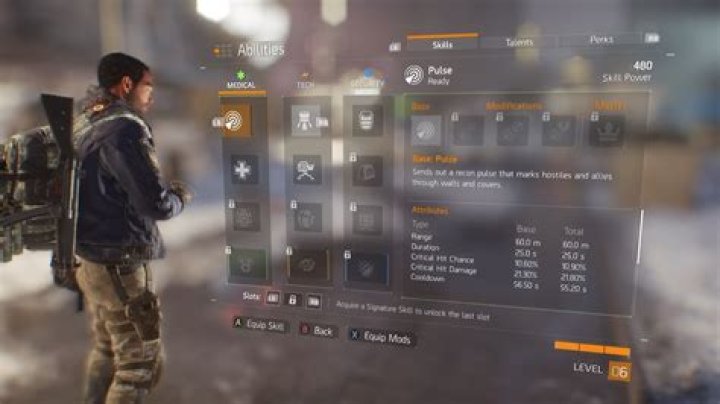 The Division: Skills And Skill Mods Systems
