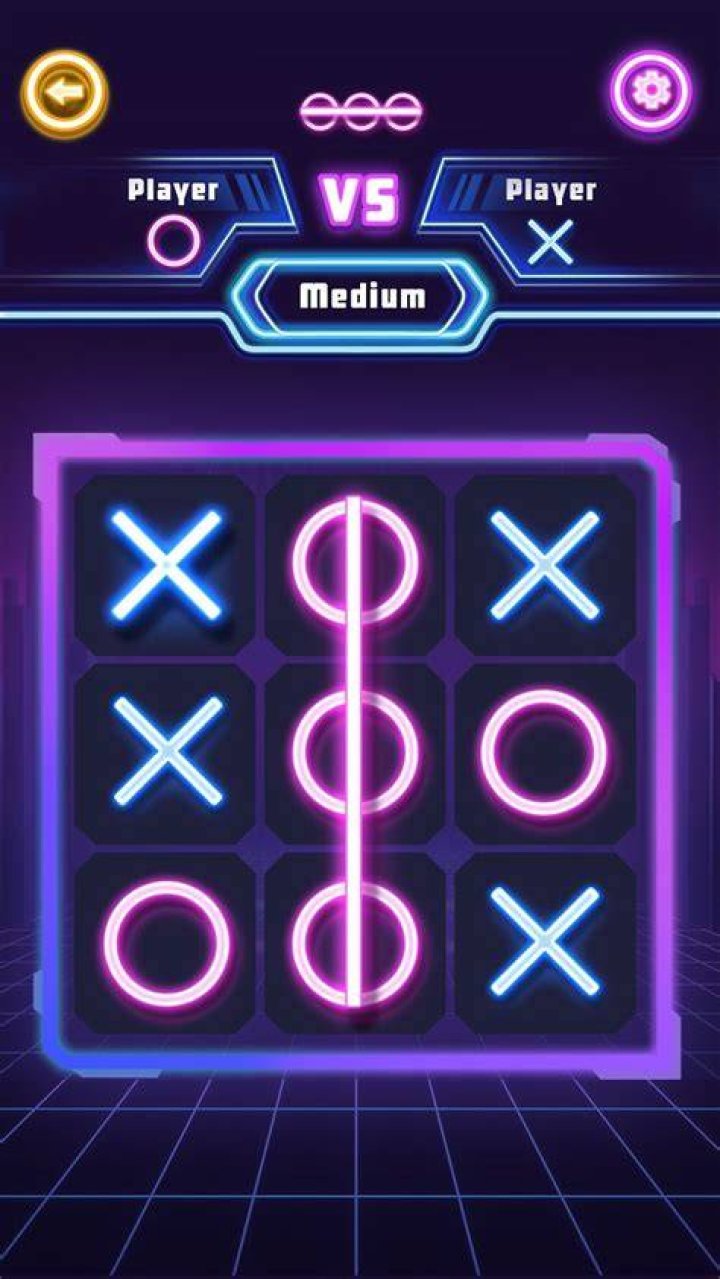 Tic Tac Toe Glow: 2 Player ..