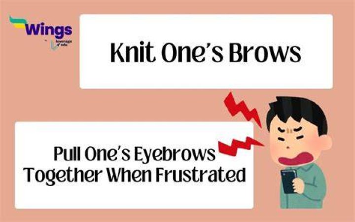 To knit brows Figgerits Answer