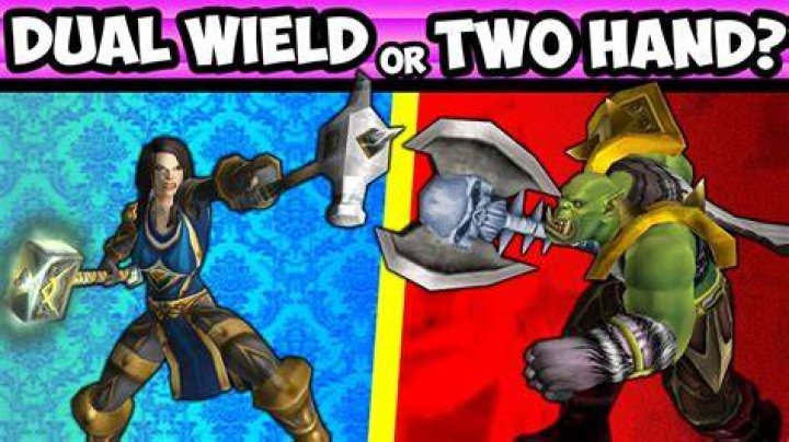 two-handed vs dual-wield weapons in elden ring