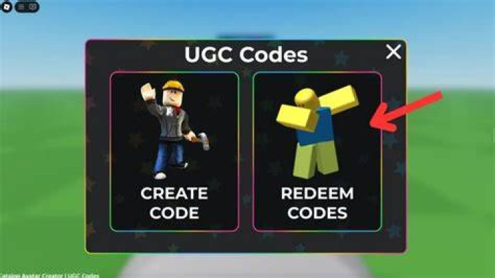 UGC Limited Code Creation Redeem Screen